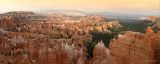 Visione del Bryce Canyon al tramonto
