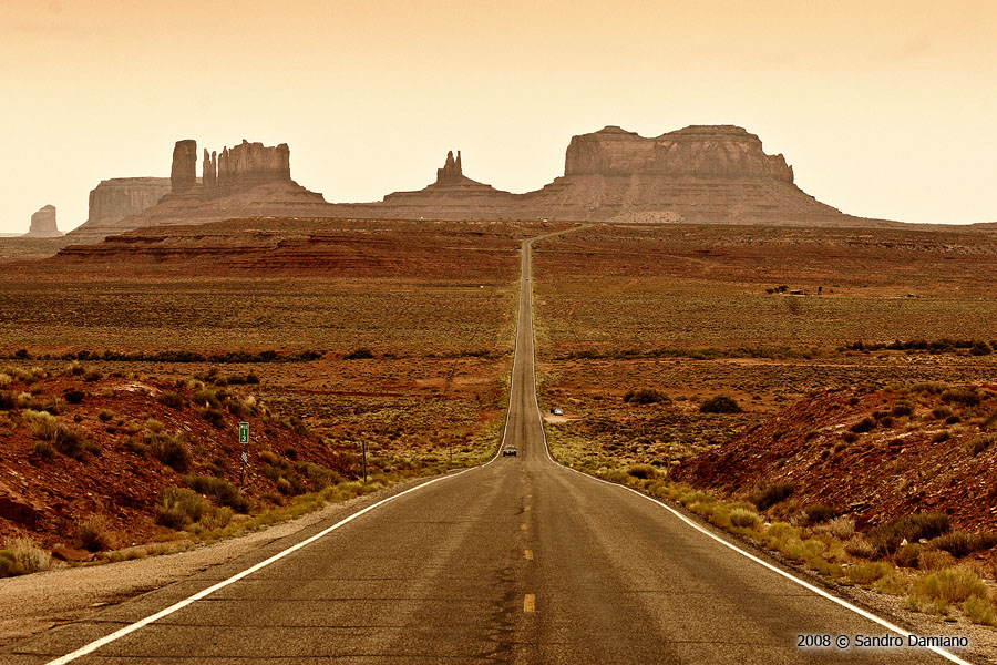 La famosa scenic byway I-163