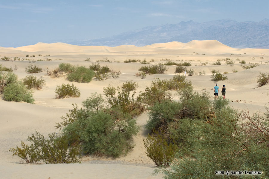 Una coppia osserva le Sand Dunes