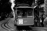 I caratteristici Cable Car alla fine della corsa