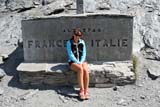 Confine tra Italia e Francia al Colle dell'Agnello (2744 m)