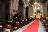 L'interno della chiesa di Abbadia Alpina