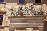 Particolare della piazza di Montepulciano