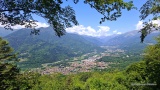 Paesaggio della Val Chisone e di Villar Perosa 