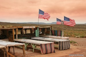 Capanni di artigianato di indiani navajo