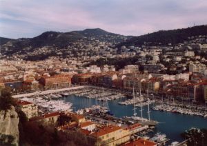 Scorcio del porto di Nizza